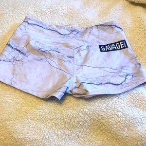 Savage barbell spandex shorts size med. never worn